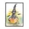 Stupell Industries Witch Cat on Pumpkin Framed Giclee Art
